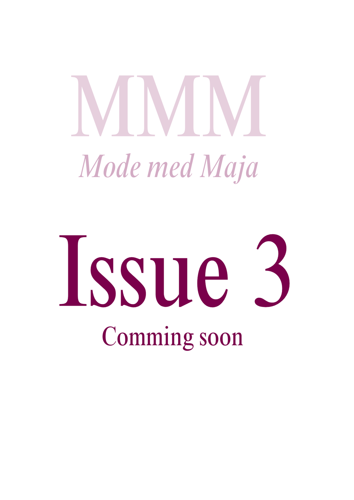 MMM Issue 3